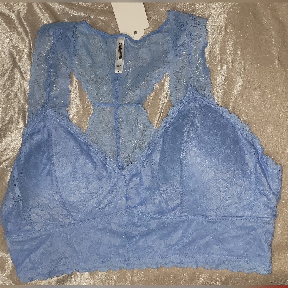 3X Spring Blue Victoria Bralette